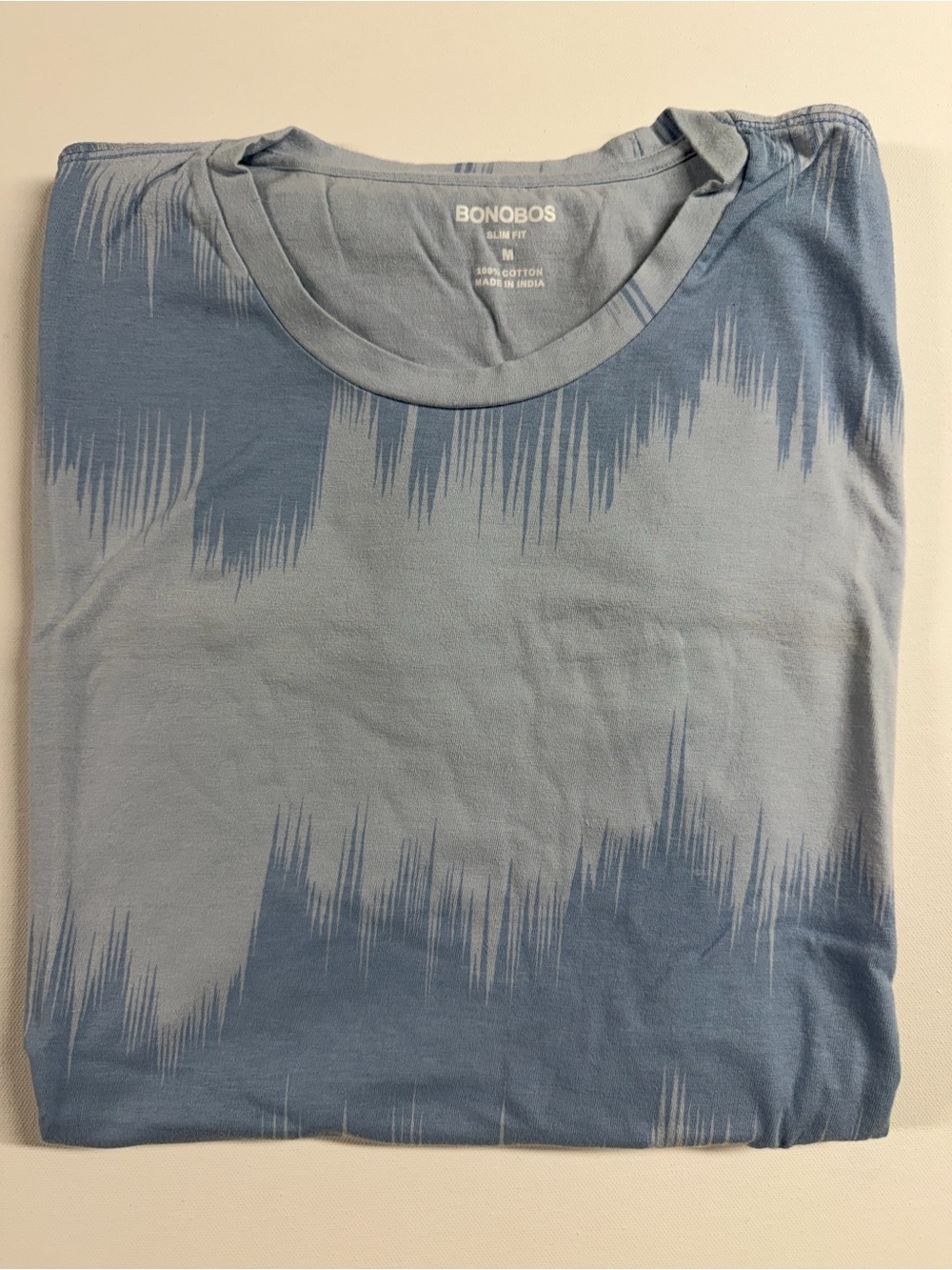 Bonobos Men's Light and Slate Blue Graphic Crewneck Tee
